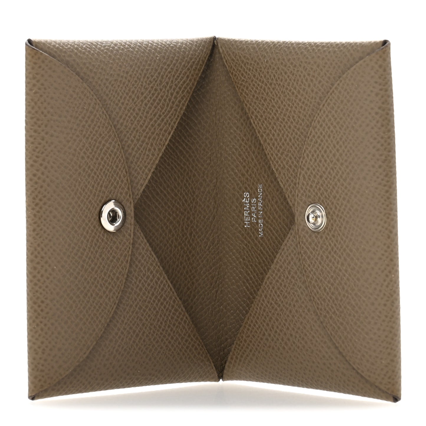 Epsom Calvi Card Case Etoupe
