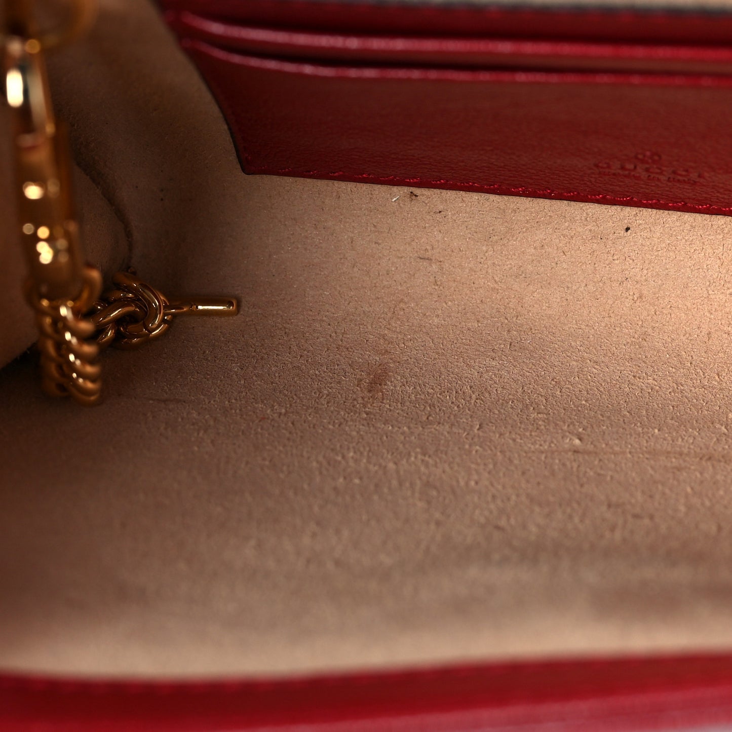 Textured Calfskin Web Mini Rajah Slim Flap Shoulder Bag Romantic Cherry