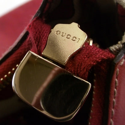 Gucci Guccissima Horsebit Hobo Red 11 of 13