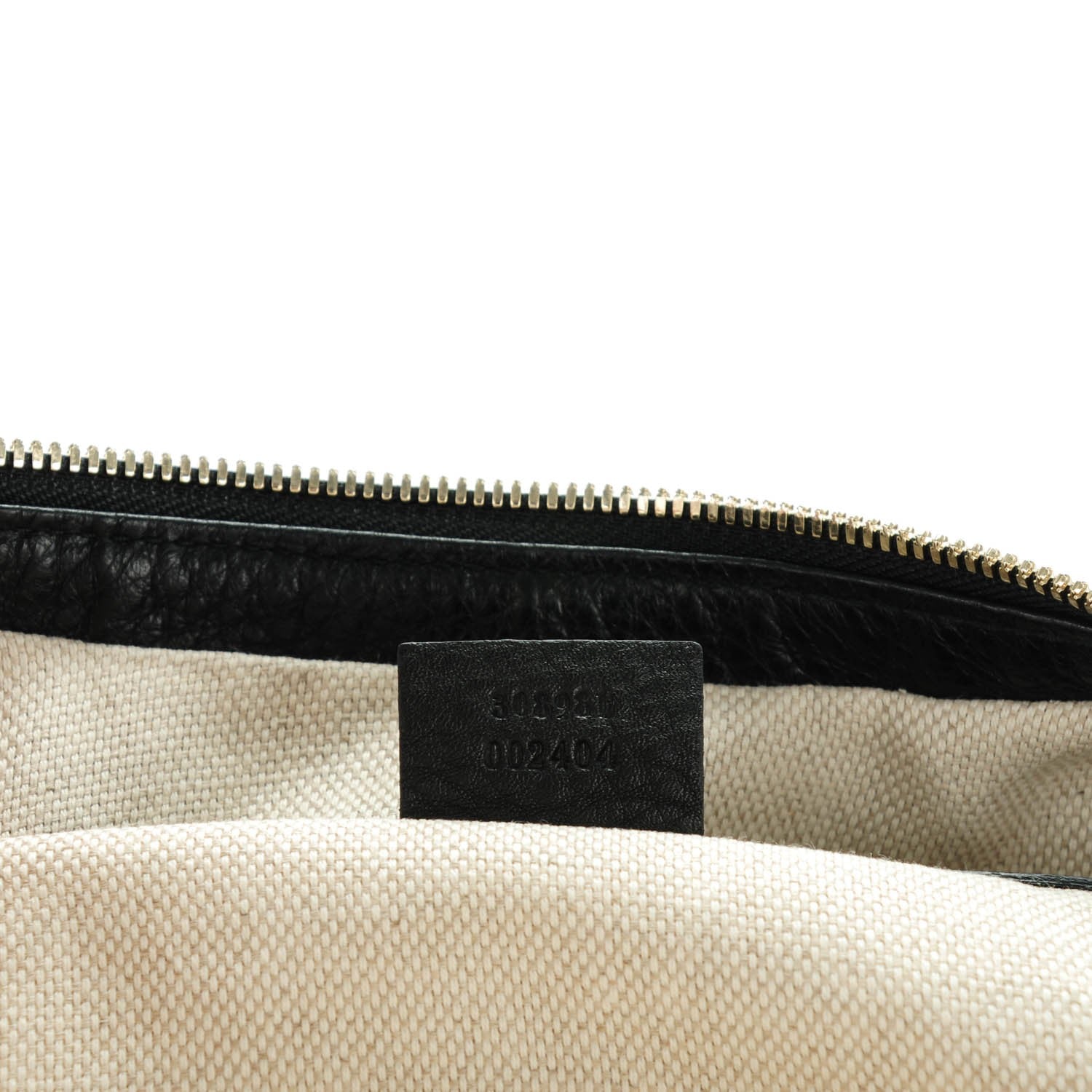 Gucci Pebbled Calfskin Medium Soho Chain Hobo Black 7 of 7