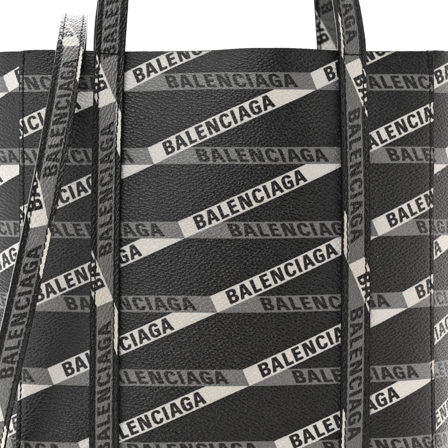 Coated Canvas Losange Monogram XXS Tote Black Grey