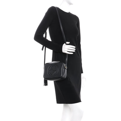 Gucci Pebbled Calfskin Small Soho Disco Bag Black 2 of 8