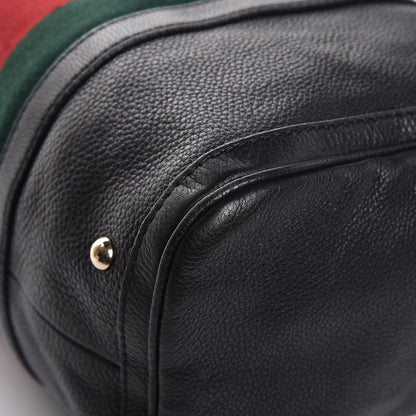 Gucci Calfskin Vintage Web Medium Boston Black 15 of 15