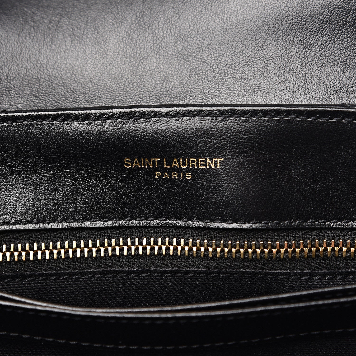 Saint Laurent Calfskin Y Quilted Monogram Toy Loulou Crossbody Bag Black 7 of 11