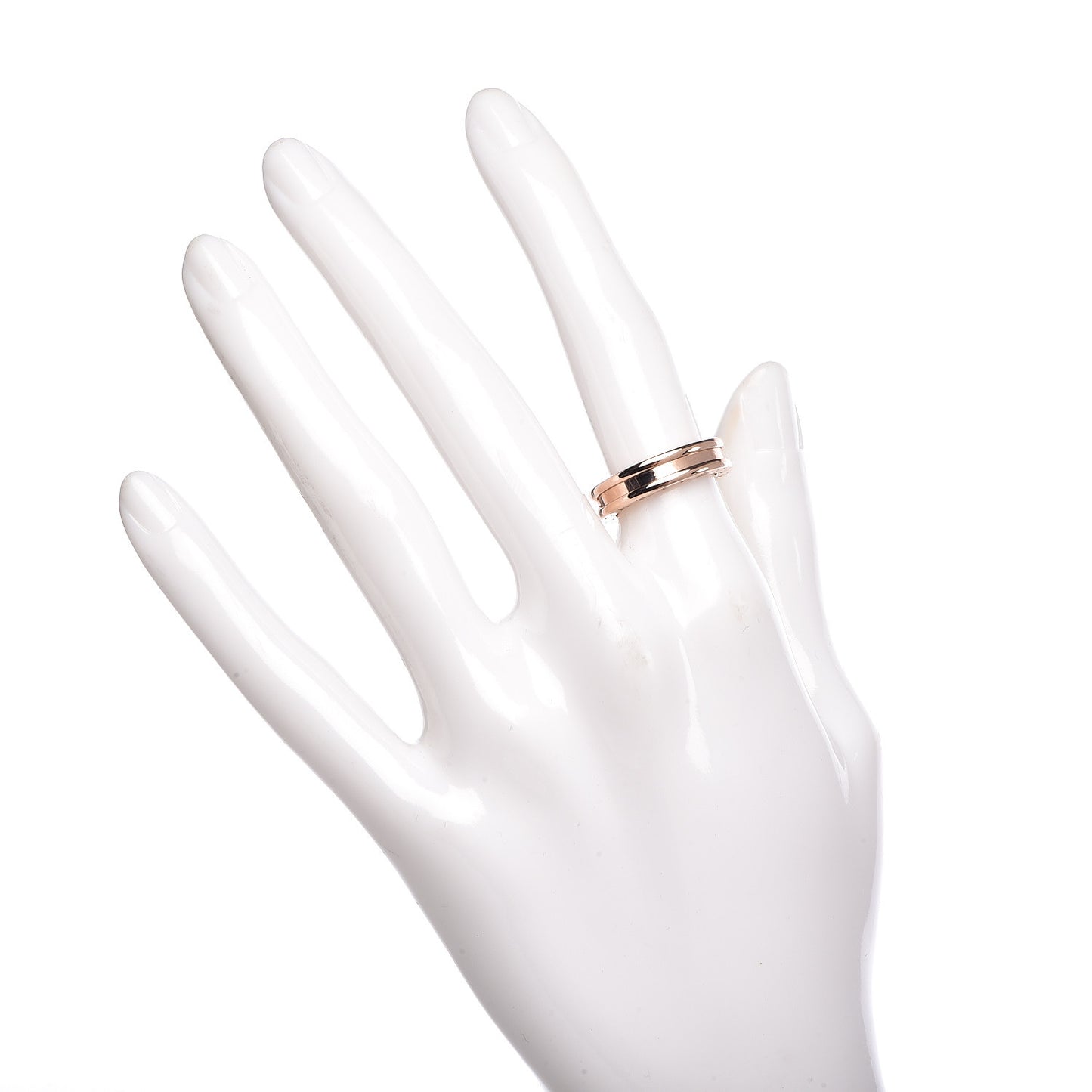 18K Rose Gold B.Zero1 One-Band Ring 49 5