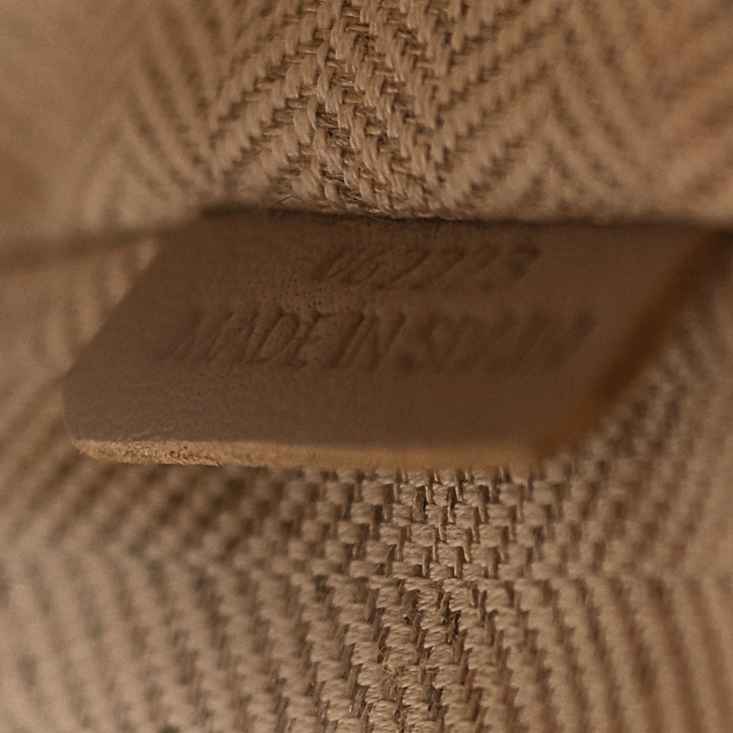 Snakeskin Mini Puzzle Bag Tan