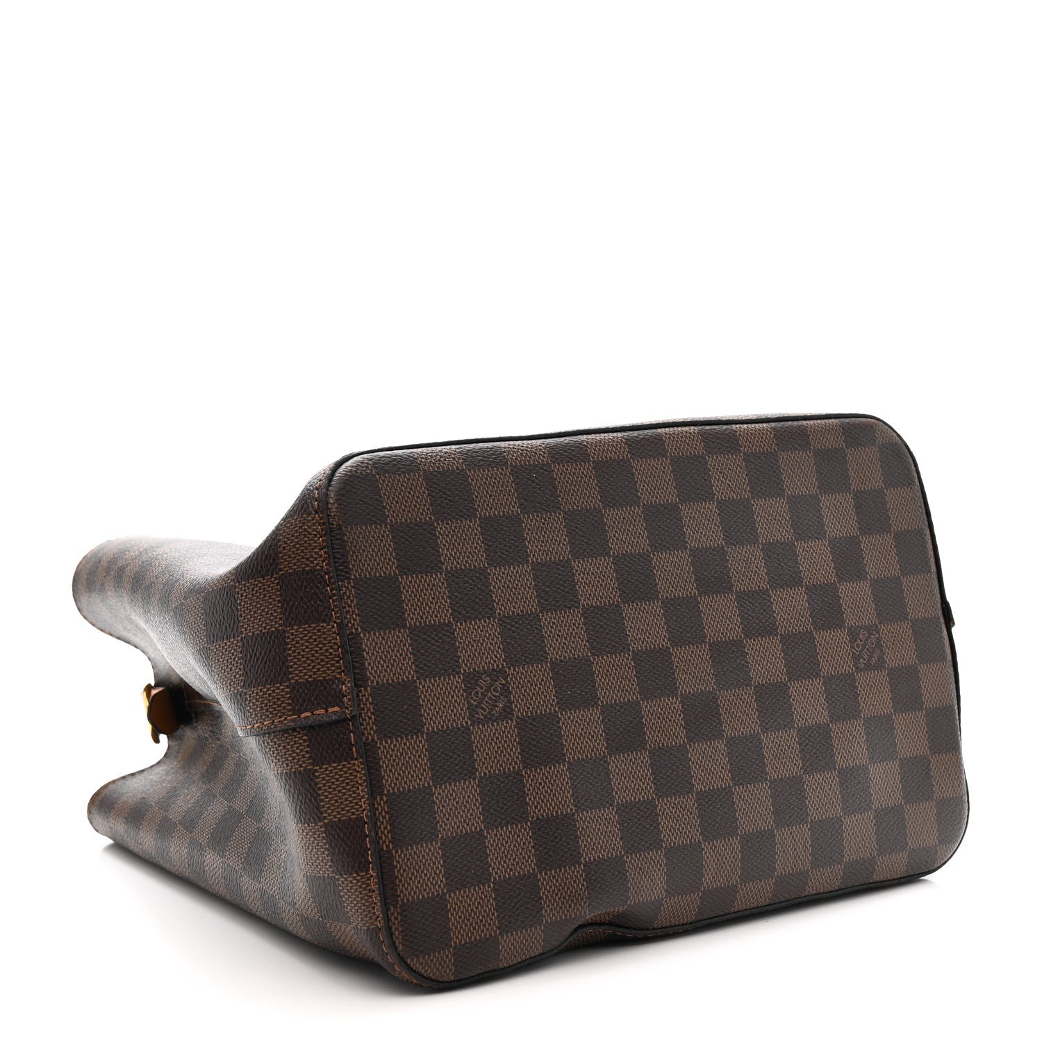 Louis Vuitton Damier Ebene Neonoe MM Safran 4 of 17