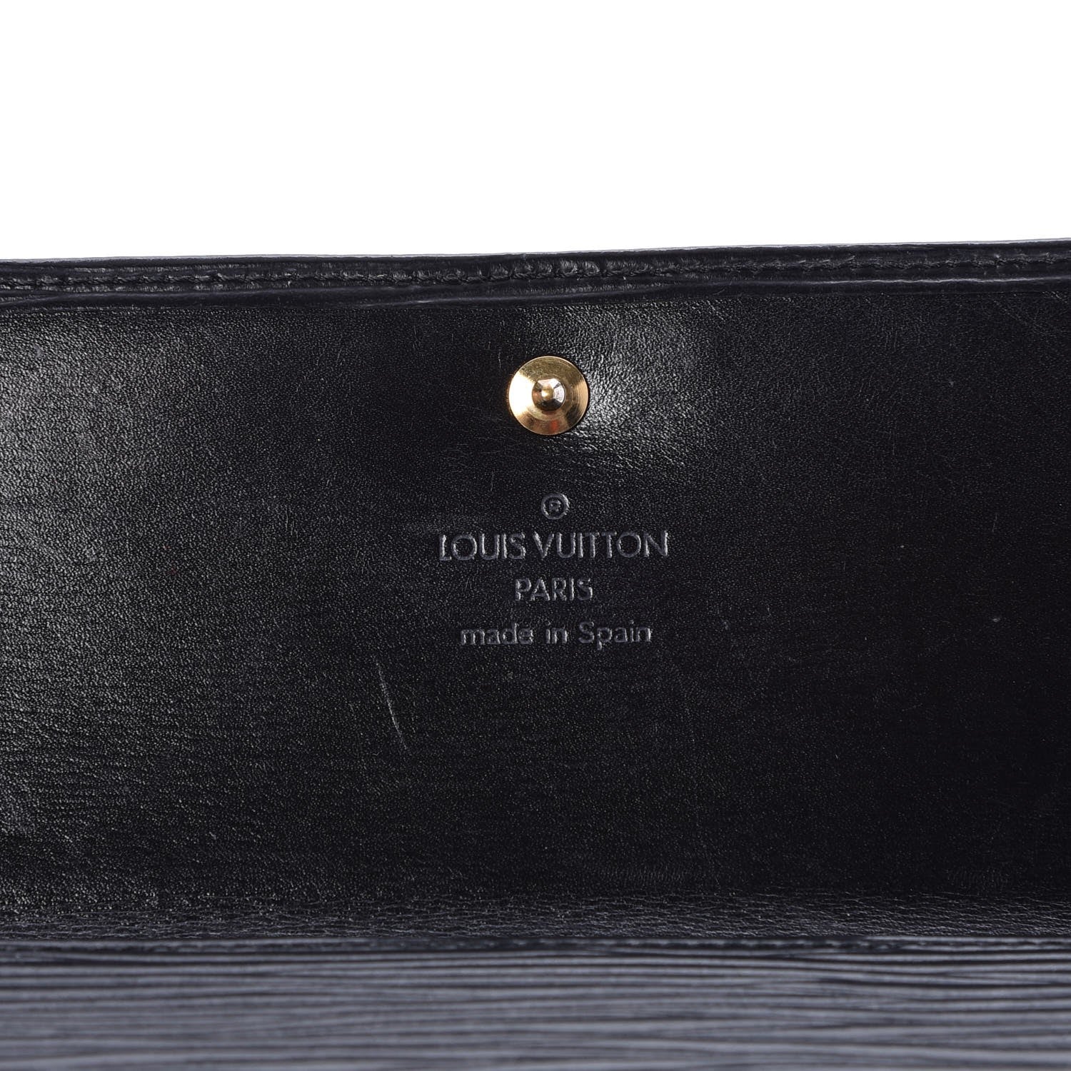 Louis Vuitton Epi Porte Tresor International Wallet Black 7 of 8