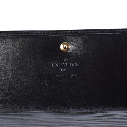 Louis Vuitton Epi Porte Tresor International Wallet Black 7 of 8