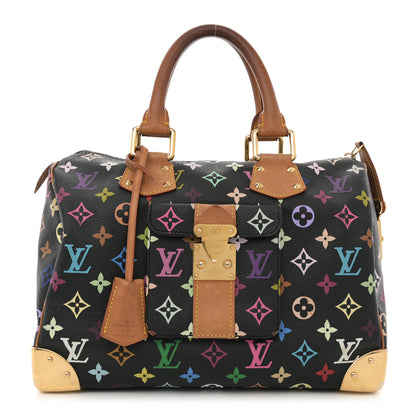 Louis Vuitton Monogram Multicolor Speedy 30 Black 1 of 14