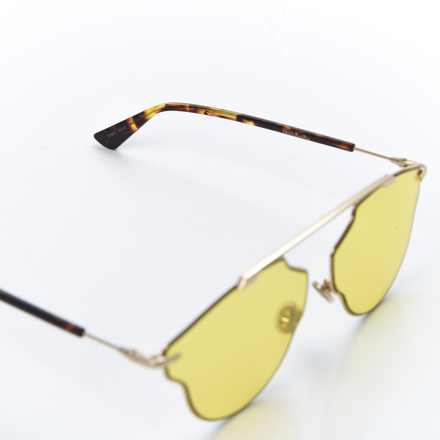 Christian Dior So Real Pop Sunglasses Yellow 6 of 7