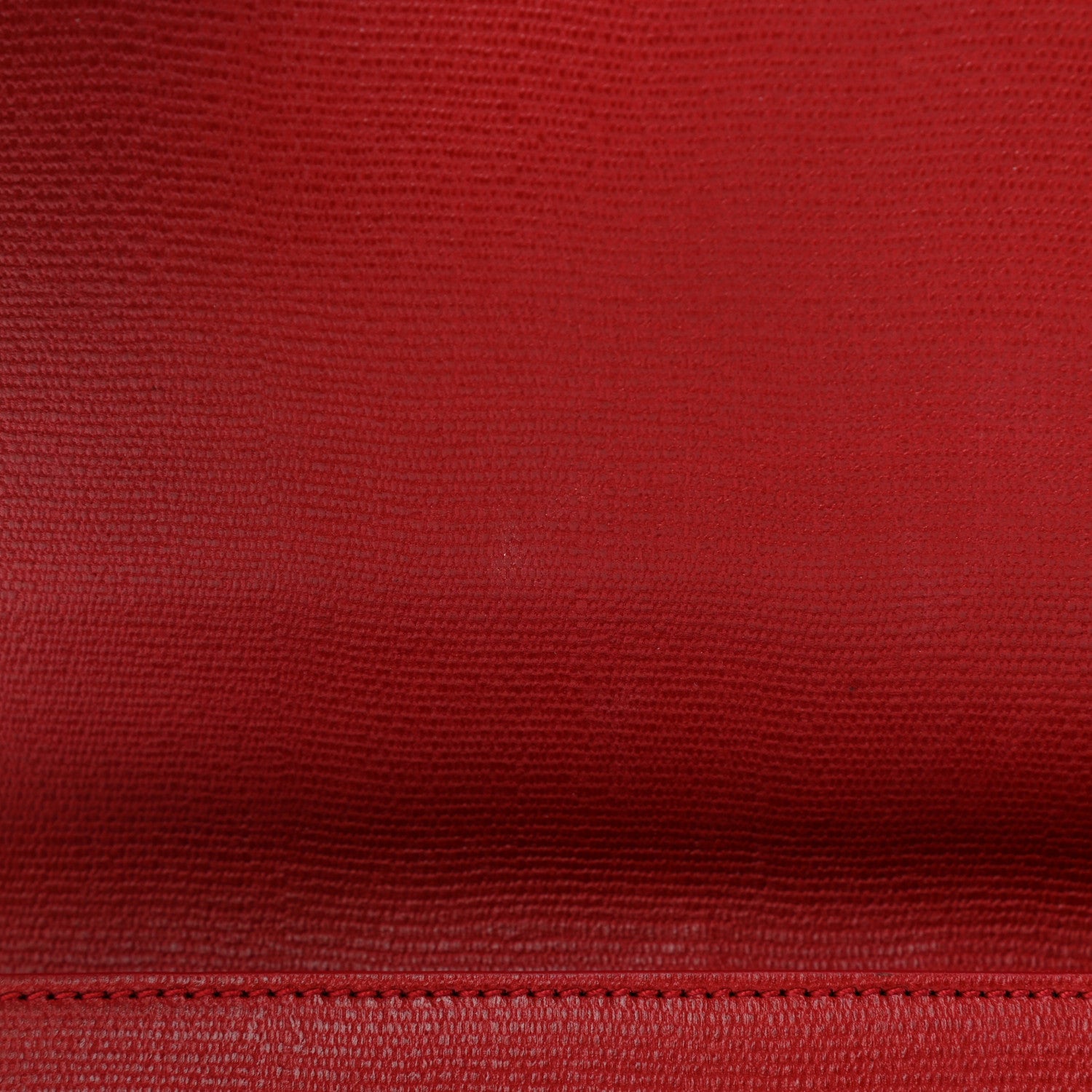 Saint Laurent Textured Calfskin Classic Y Ligne Clutch Red 11 of 13