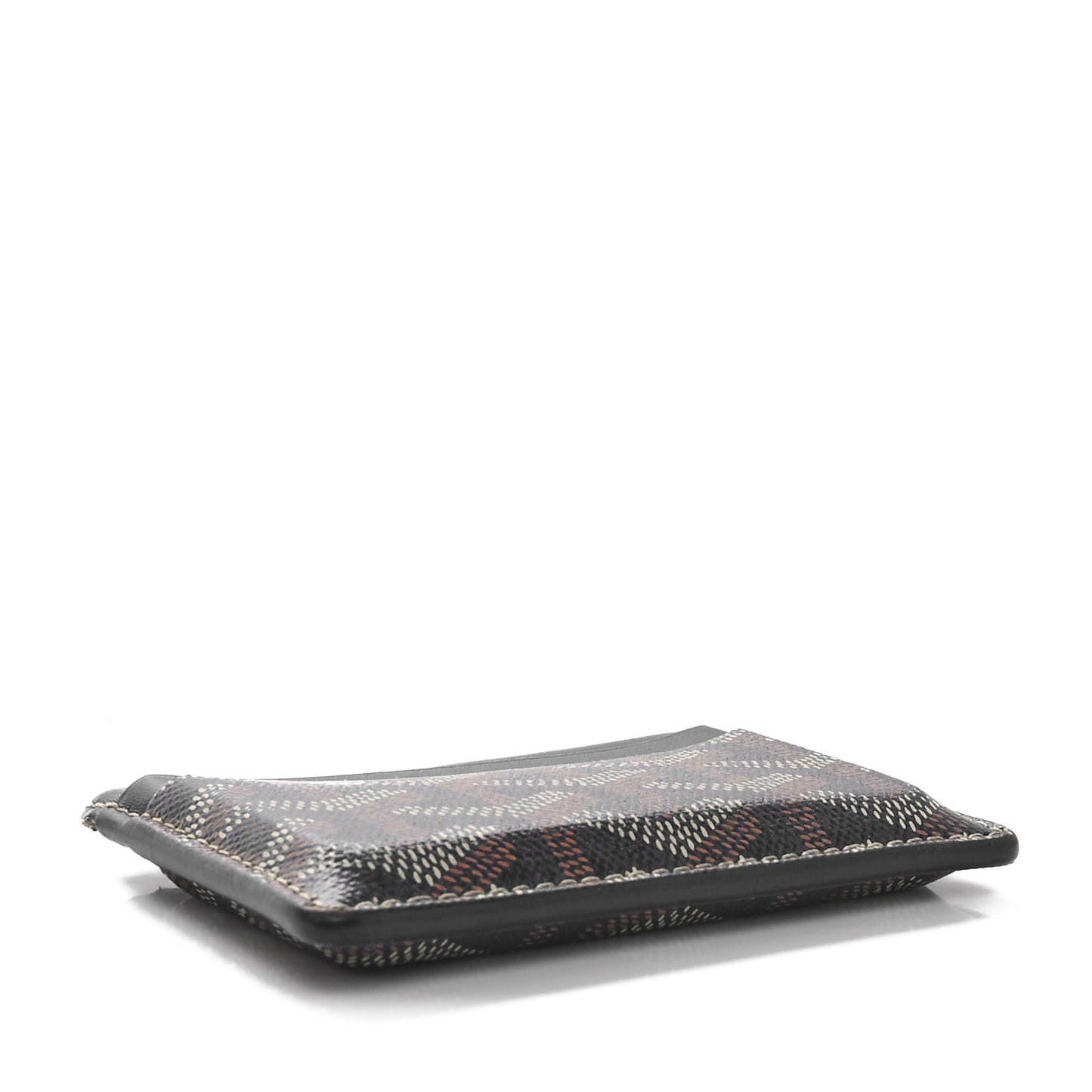 Goyardine Saint Sulpice Card Holder Black