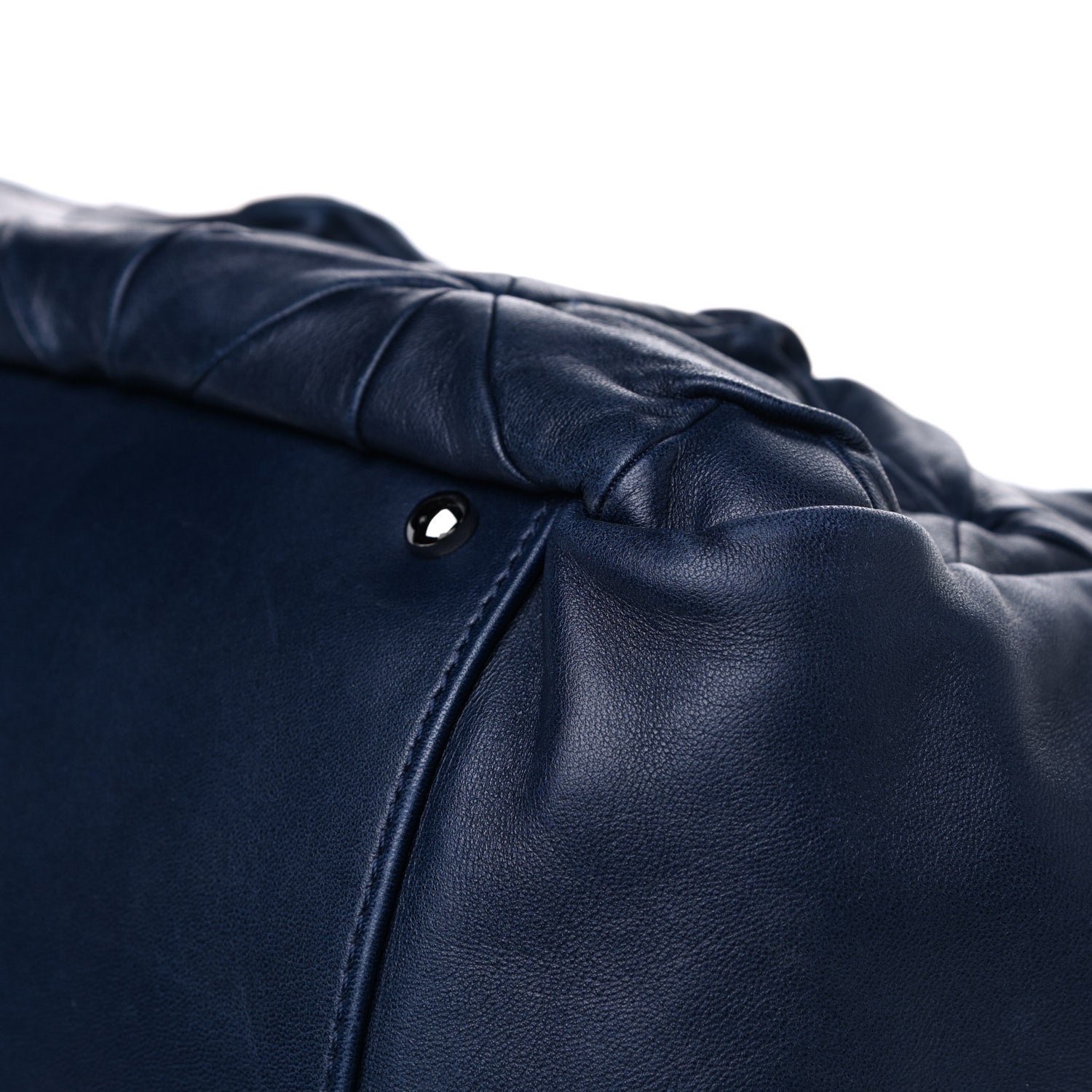 Chanel Lambskin Quilted Soft Squares Origami Accordion Flap Navy 12 of 15
