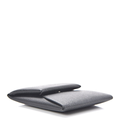 Hermes Epsom Bastia Coin Purse Black 4 of 6