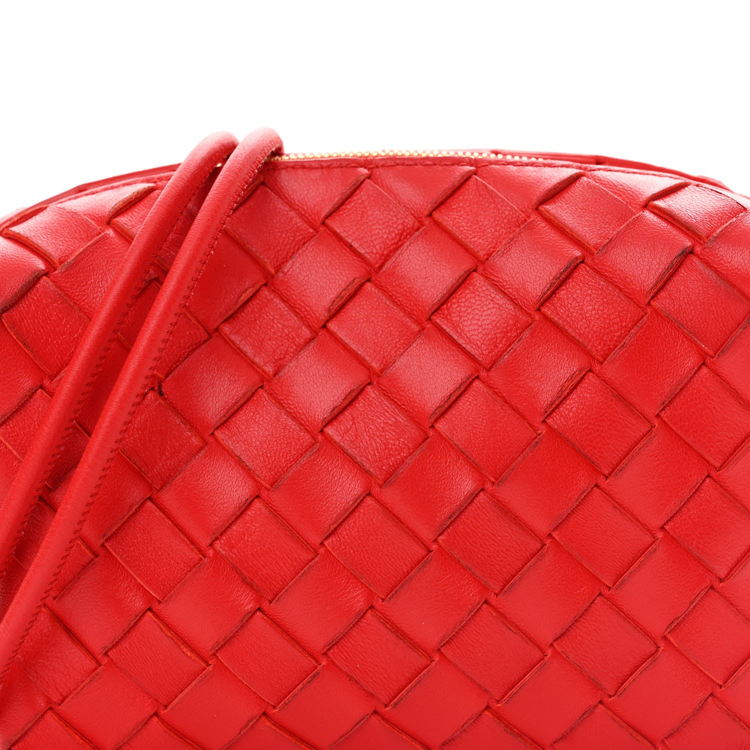 Bottega Veneta Nappa Intrecciato Mini Loop Camera Bag Redstone 7 of 12