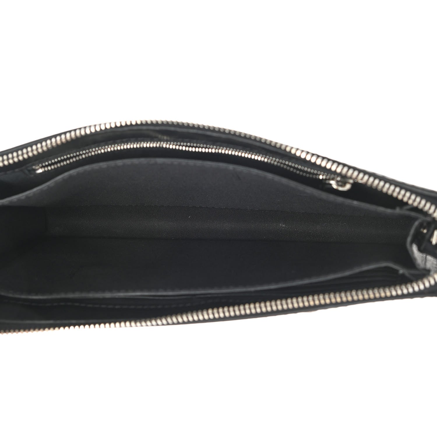 Fendi Calfskin Faces Slim Clutch Black Multicolor 5 of 9