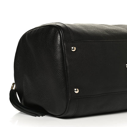 Gucci Pebbled Calfskin Medium Soho Boston Black 10 of 14
