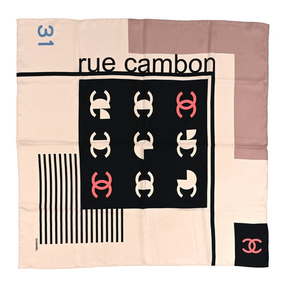 Chanel Silk CC Square Scarf Multicolor 1 of 4