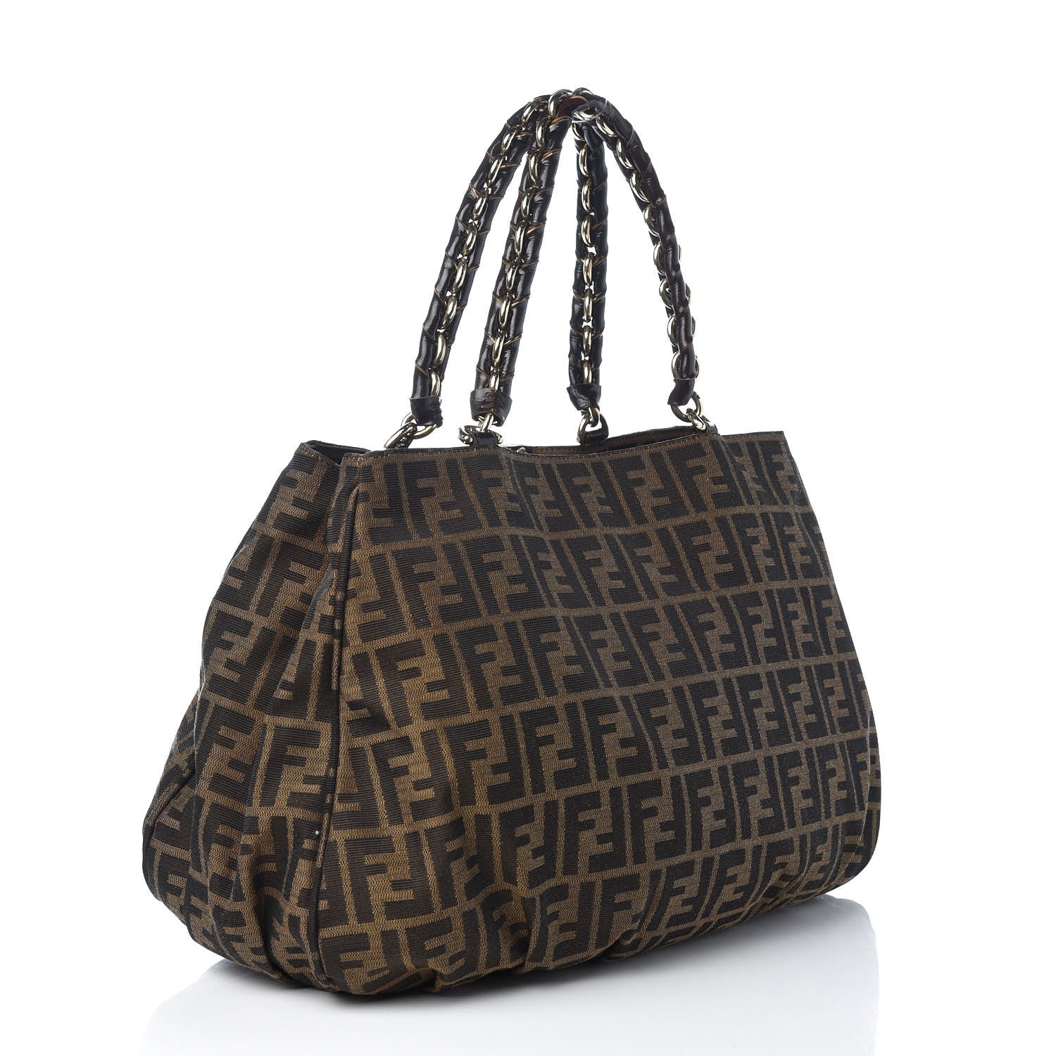 Fendi Zucca Mia Tote Tobacco 3 of 8