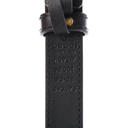 Gucci Calfskin Double G 20mm Belt 70 28 Black 2 of 4
