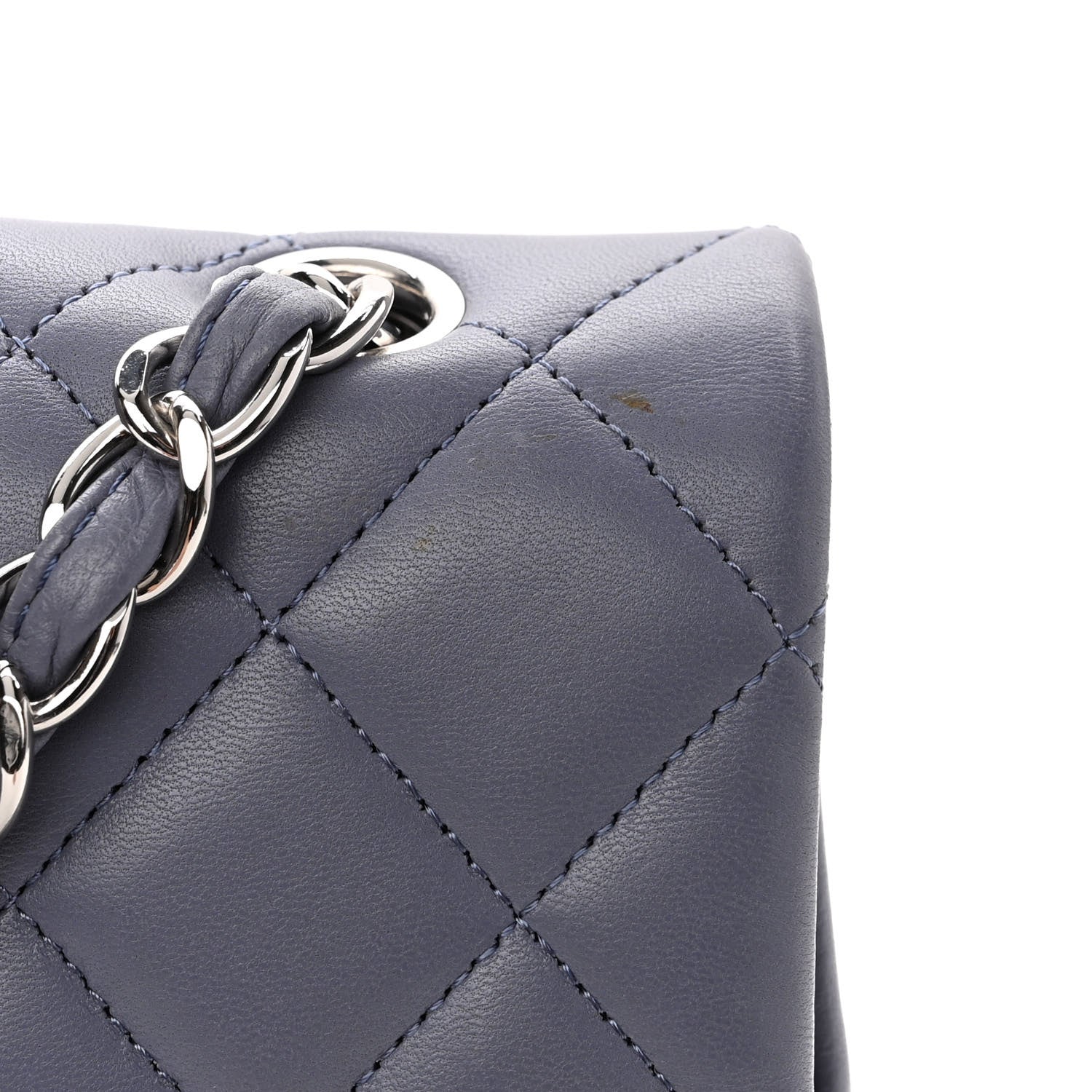Chanel Lambskin Quilted Maxi Double Flap Purple 12 of 12