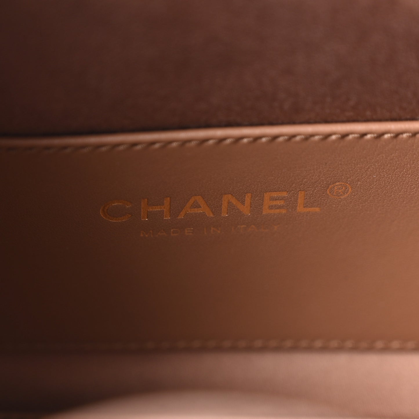 Caviar Quilted Mini Chanel 25 Handbag Brown