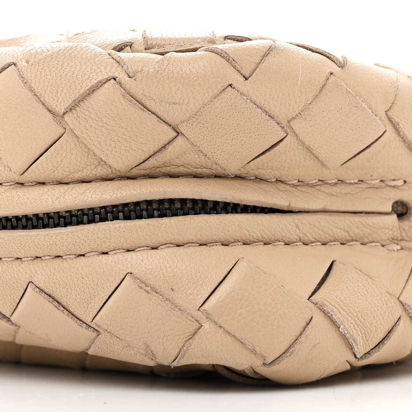 Nappa Intrecciato Mini Chain Messenger Fume