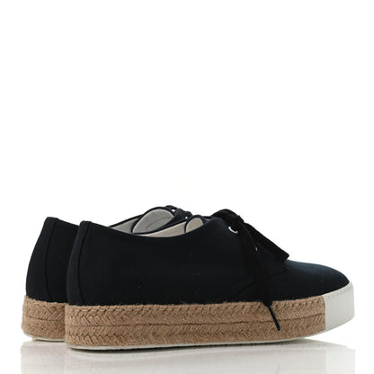 Hermes Cotton Canvas Rosa Sneakers 40 Black 3 of 4