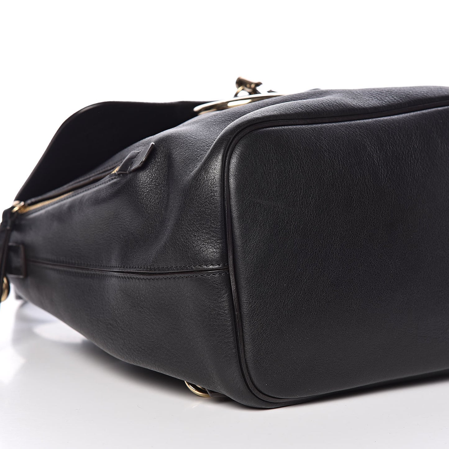 Suede Calfskin Medium Faye Backpack Black