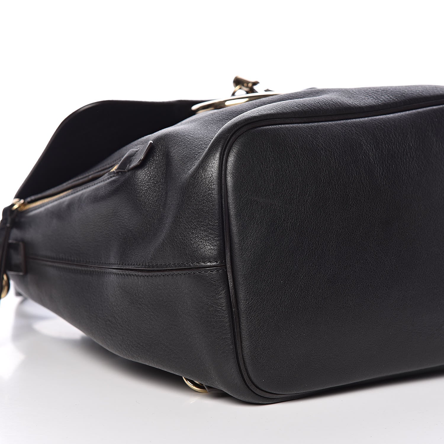 Chloe Suede Calfskin Medium Faye Backpack Black 12 of 13
