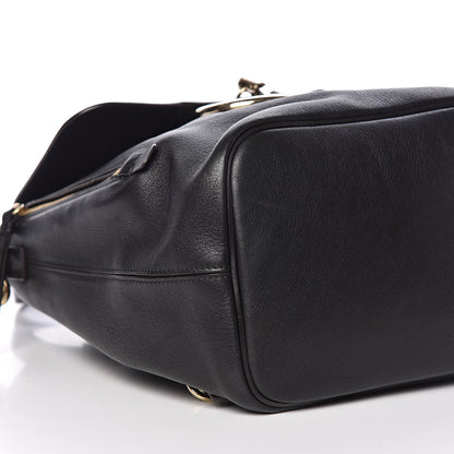 Chloe Suede Calfskin Medium Faye Backpack Black 12 of 13