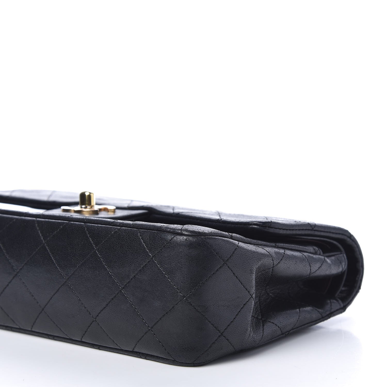 Chanel Lambskin Quilted Small Double Flap Black 11 of 12