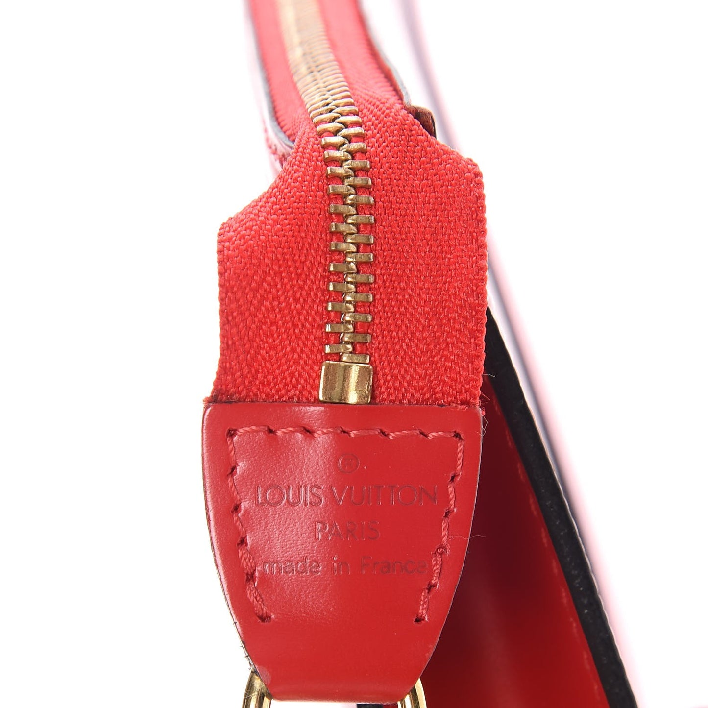 Epi Pochette Accessories 24 Castillan Red