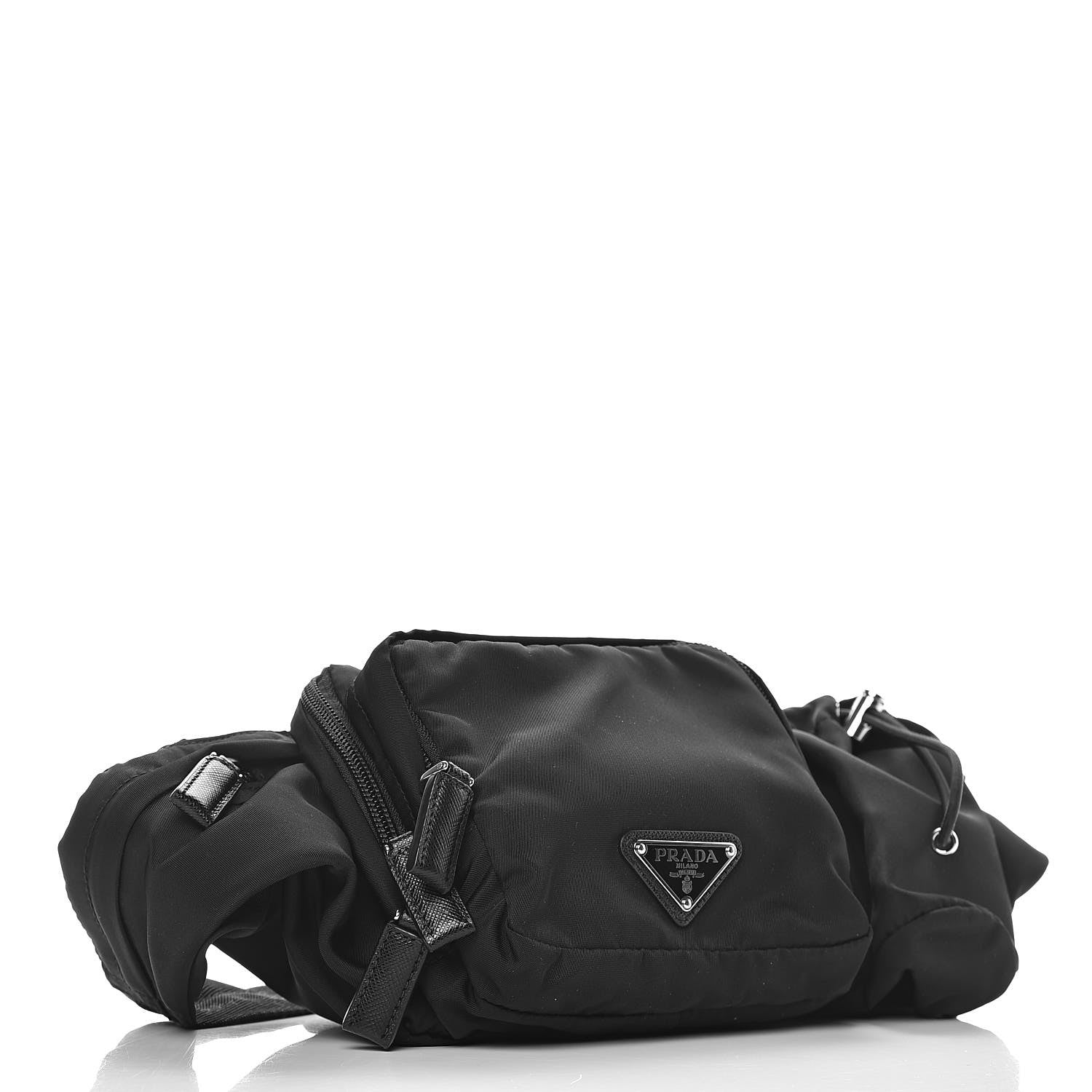 Prada Tessuto Nylon Belt Bag Black 4 of 11