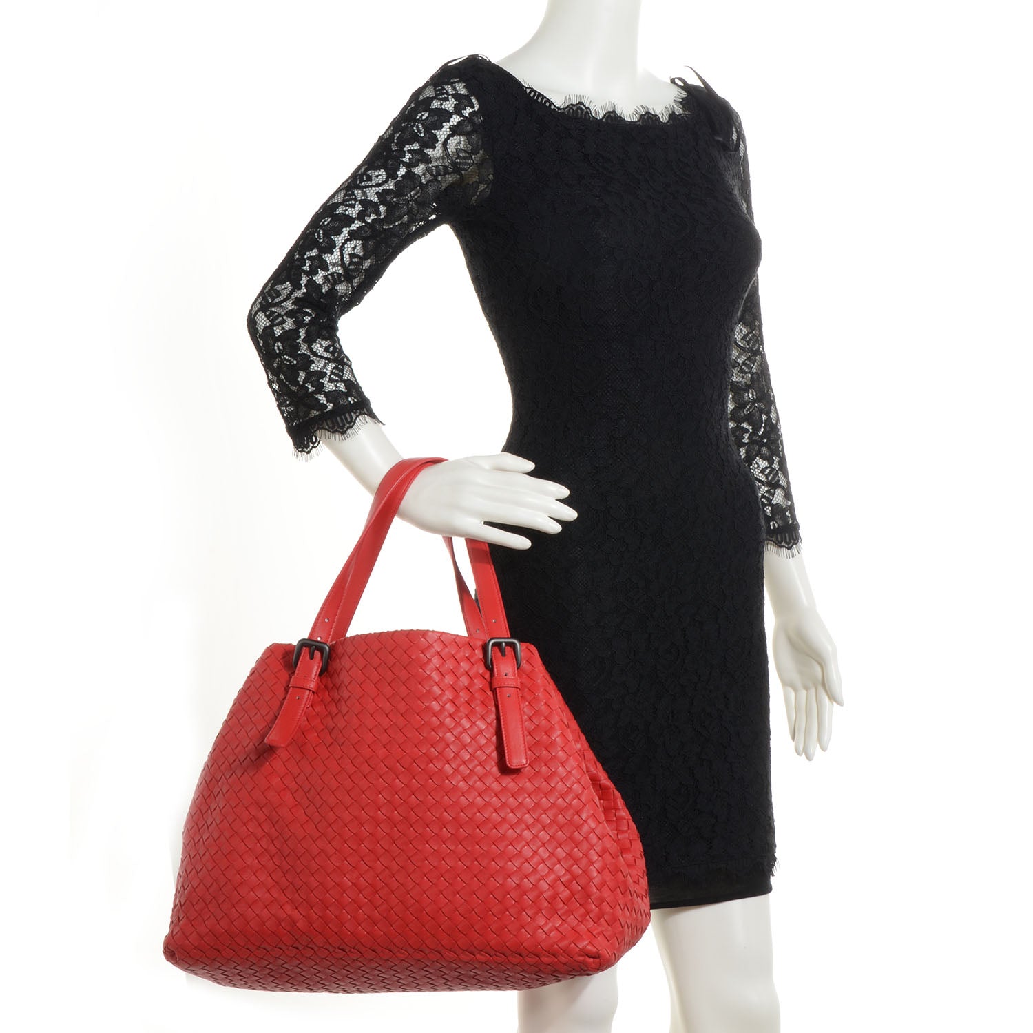 Bottega Veneta Nappa Intrecciato Seamless Large Tote Fraise 2 of 8