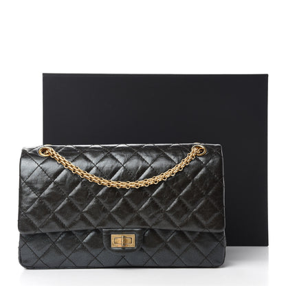 Chanel Iridescent Calfskin Quilted 2.55 Reissue 226 Flap Ruthenium 13 of 13