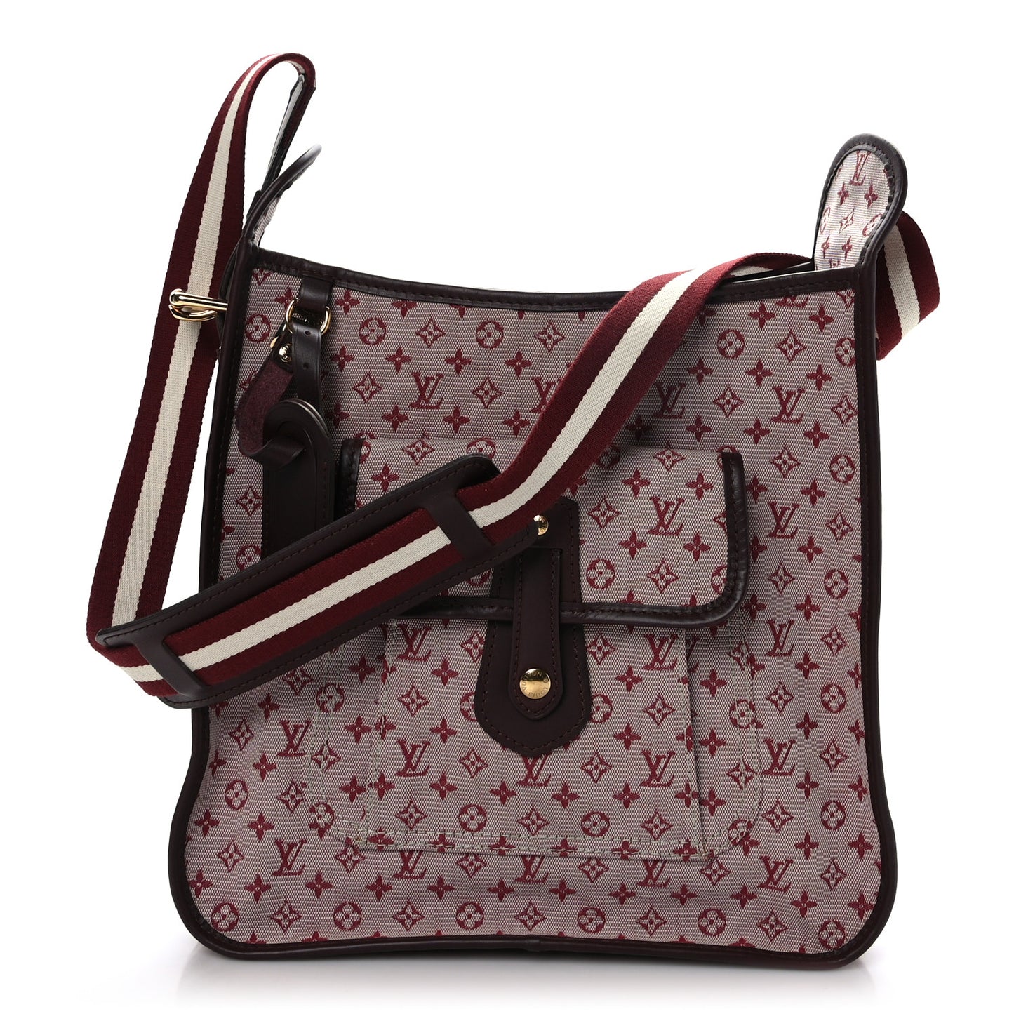 Mini Monogram Besace Mary Kate Cherry