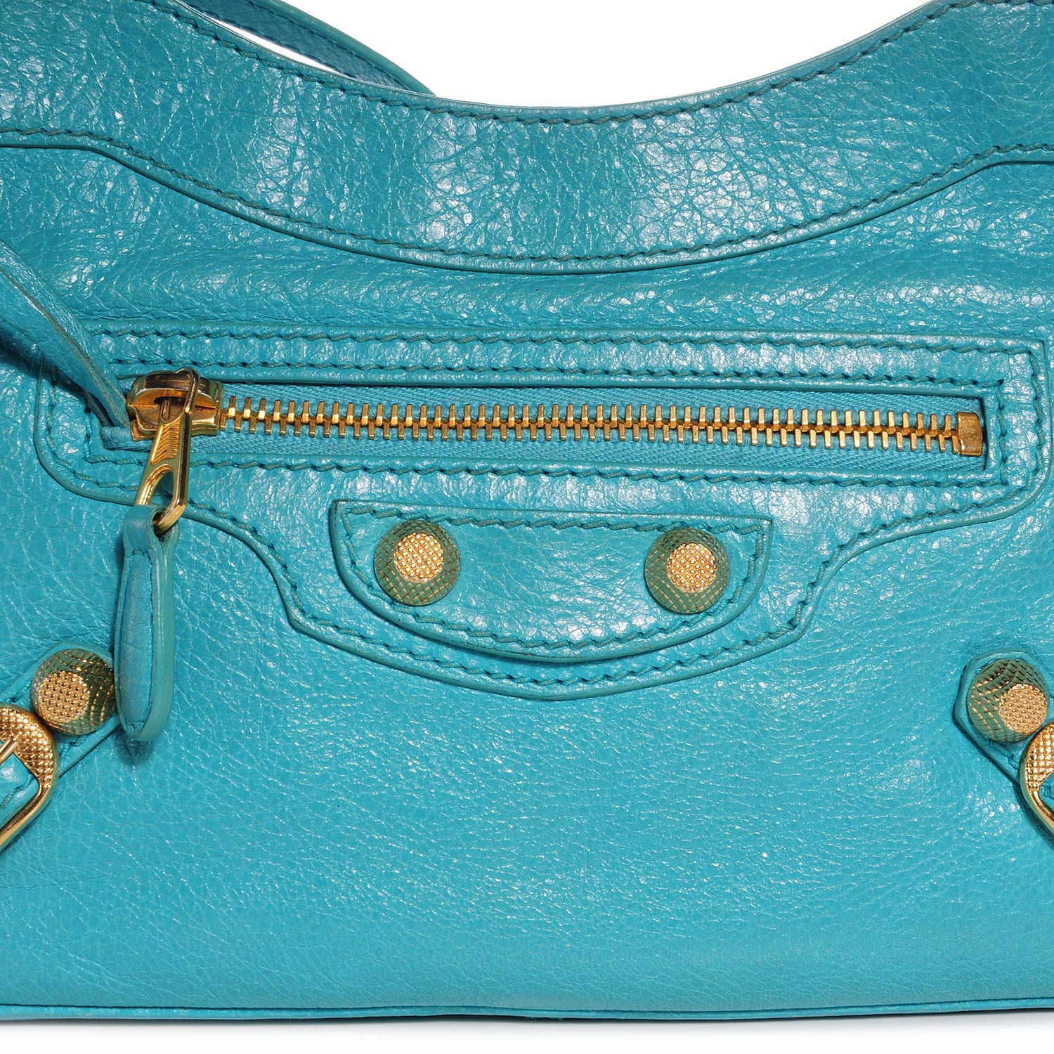 Balenciaga Agneau Giant 12 Gold Hardware Hip Bleu Tropical 12 of 12