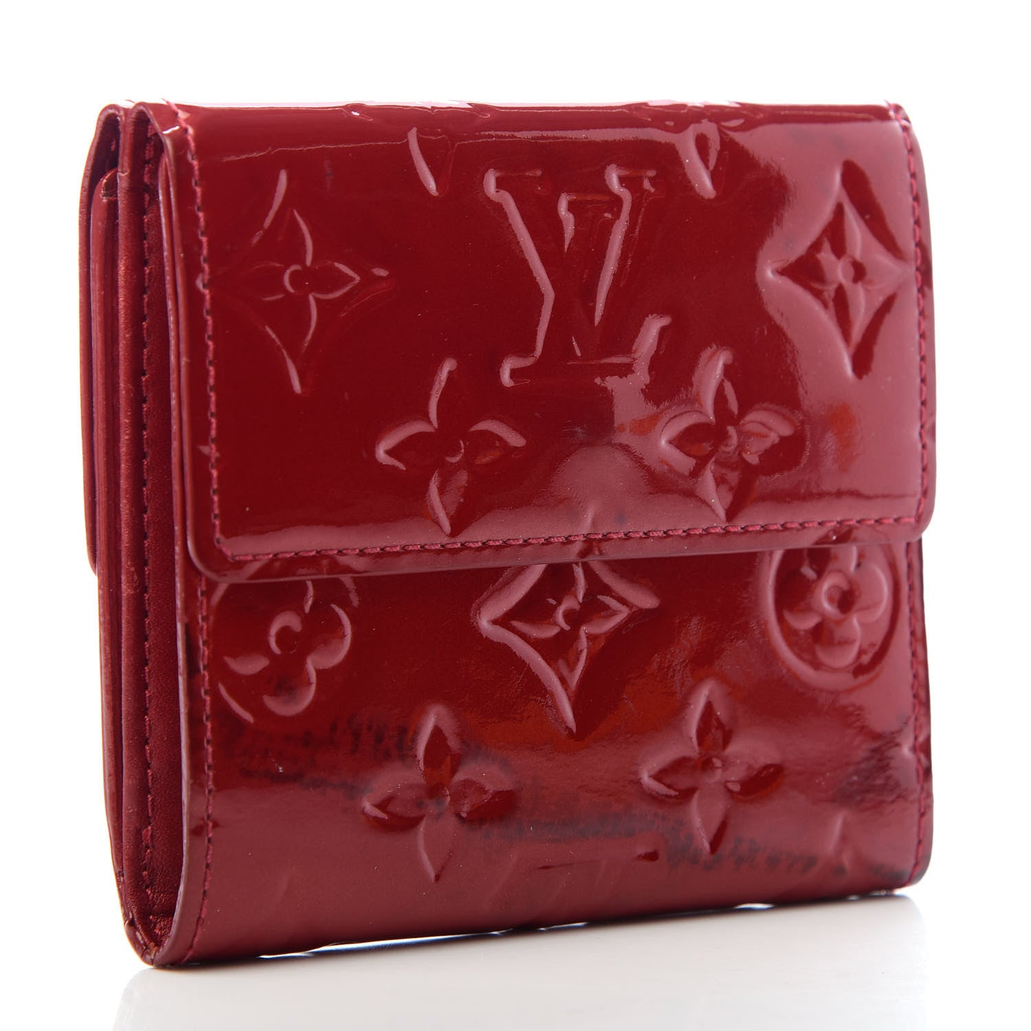Louis Vuitton Vernis Elise Wallet Pomme D'Amour 3 of 9