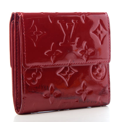 Louis Vuitton Vernis Elise Wallet Pomme D'Amour 3 of 9