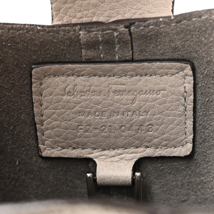 Salvatore Ferragamo Calfskin Margot Hobo Grey 7 of 13