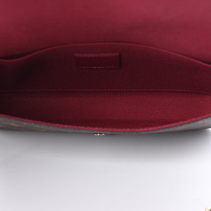Louis Vuitton Monogram Pochette Felicie Chain Wallet Fuchsia 10 of 23