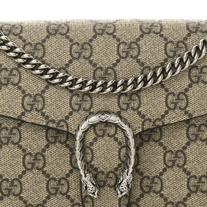 Gucci GG Supreme Monogram Mini Dionysus Chain Wallet Beige Taupe 8 of 12