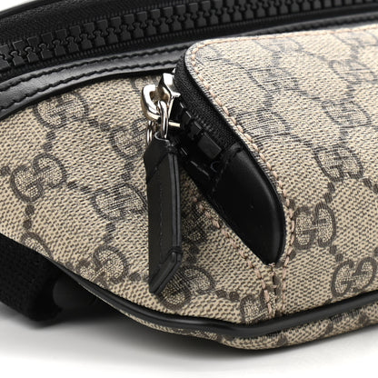Gucci GG Supreme Monogram Belt Bag Black 10 of 11