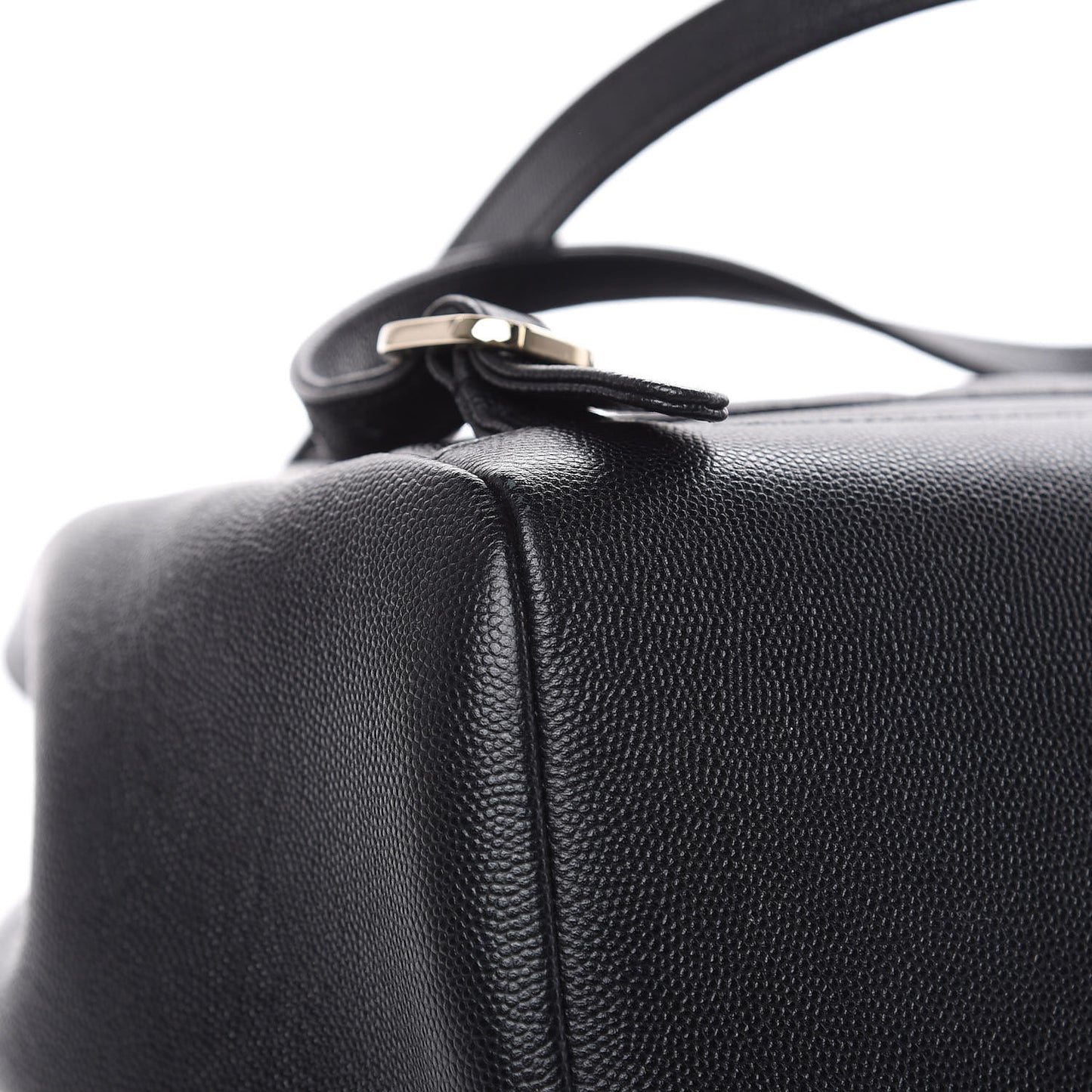 Caviar Quilted Business Affinity Backpack Black