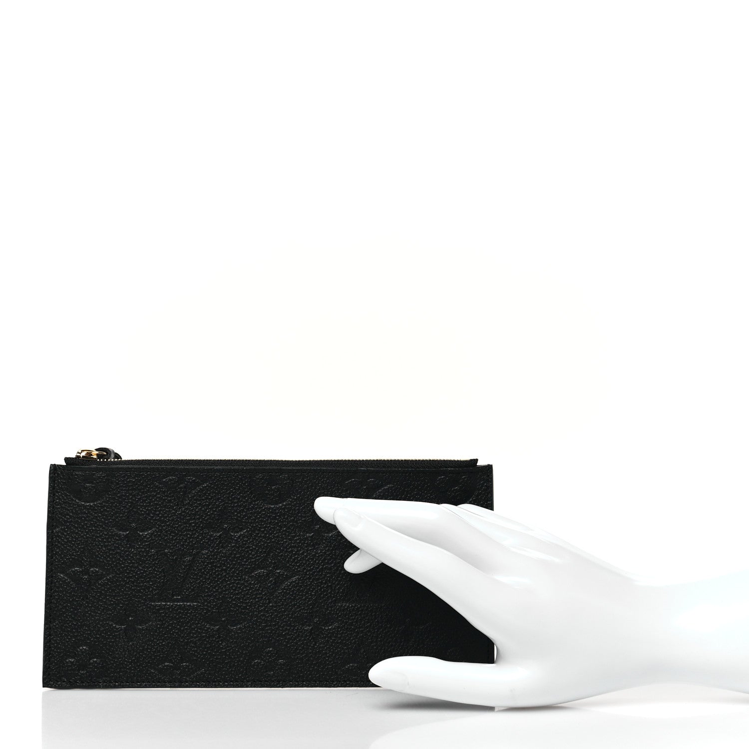 Louis Vuitton Empreinte Felicie Chain Wallet Zippered Insert Black 2 of 7