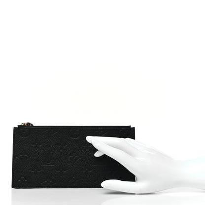 Louis Vuitton Empreinte Felicie Chain Wallet Zippered Insert Black 2 of 7
