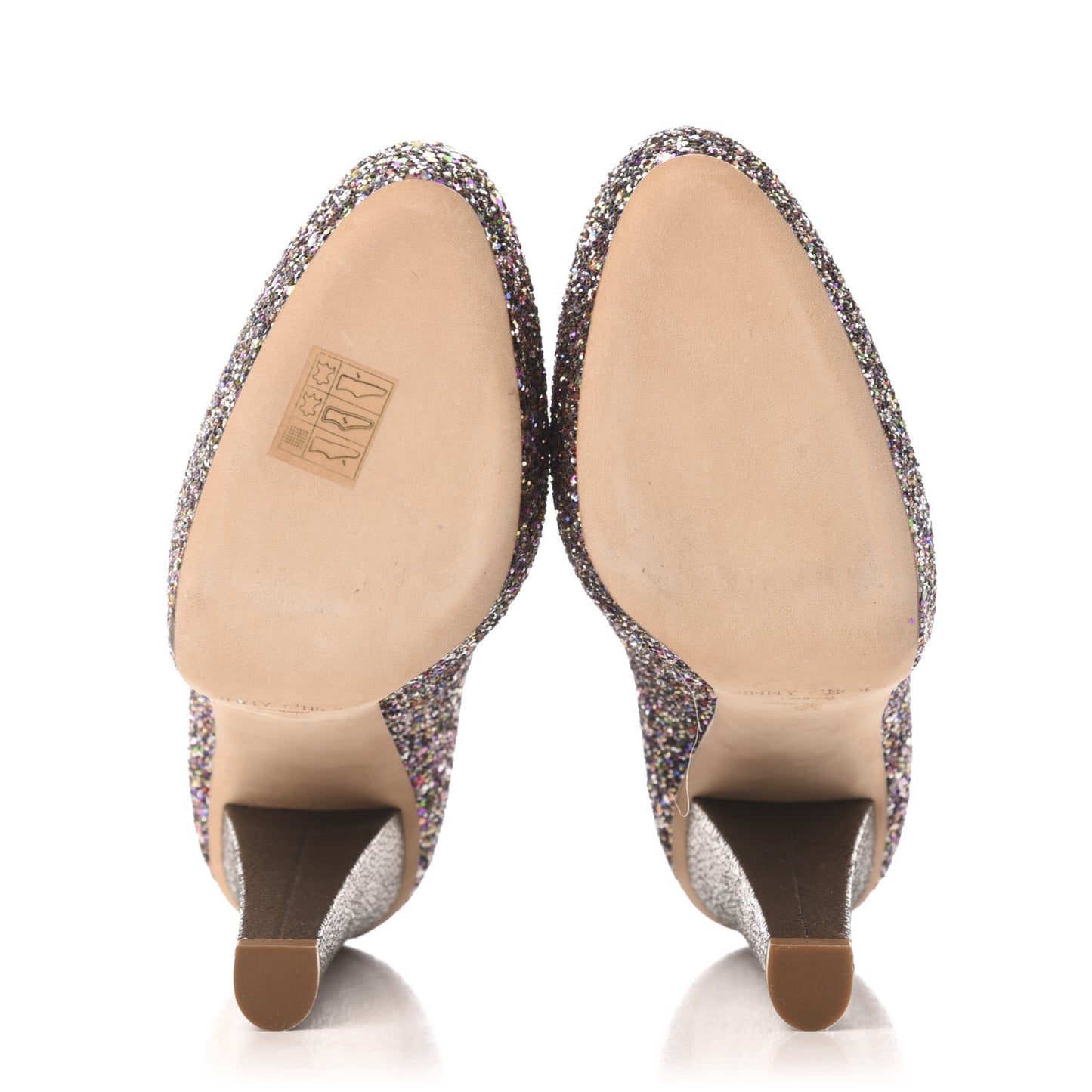 Glitter Fenner Platform Pumps 39 Multicolor