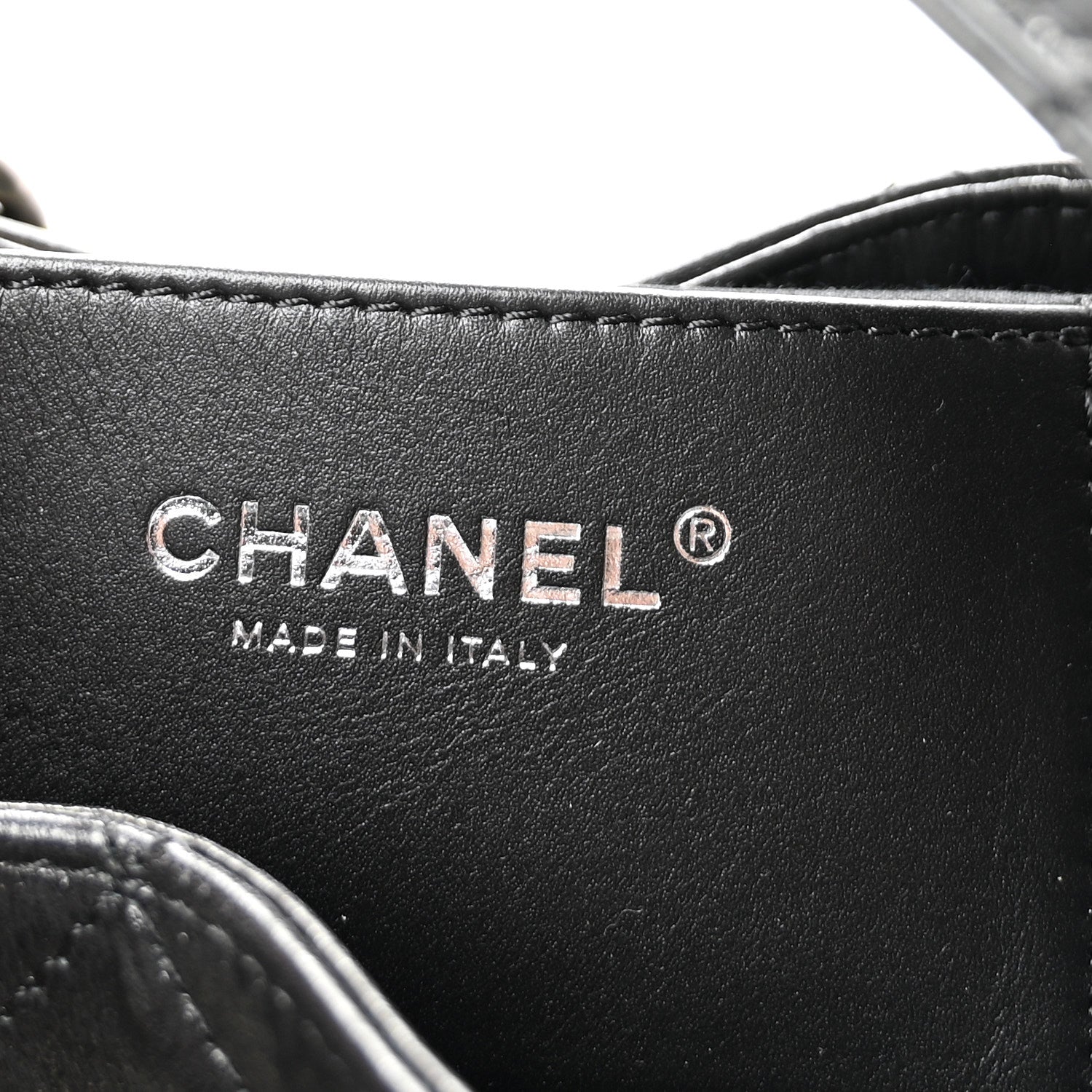 Chanel Shiny Crumpled Calfskin Quilted Small Chanel 25 Handbag Black 6 of 11